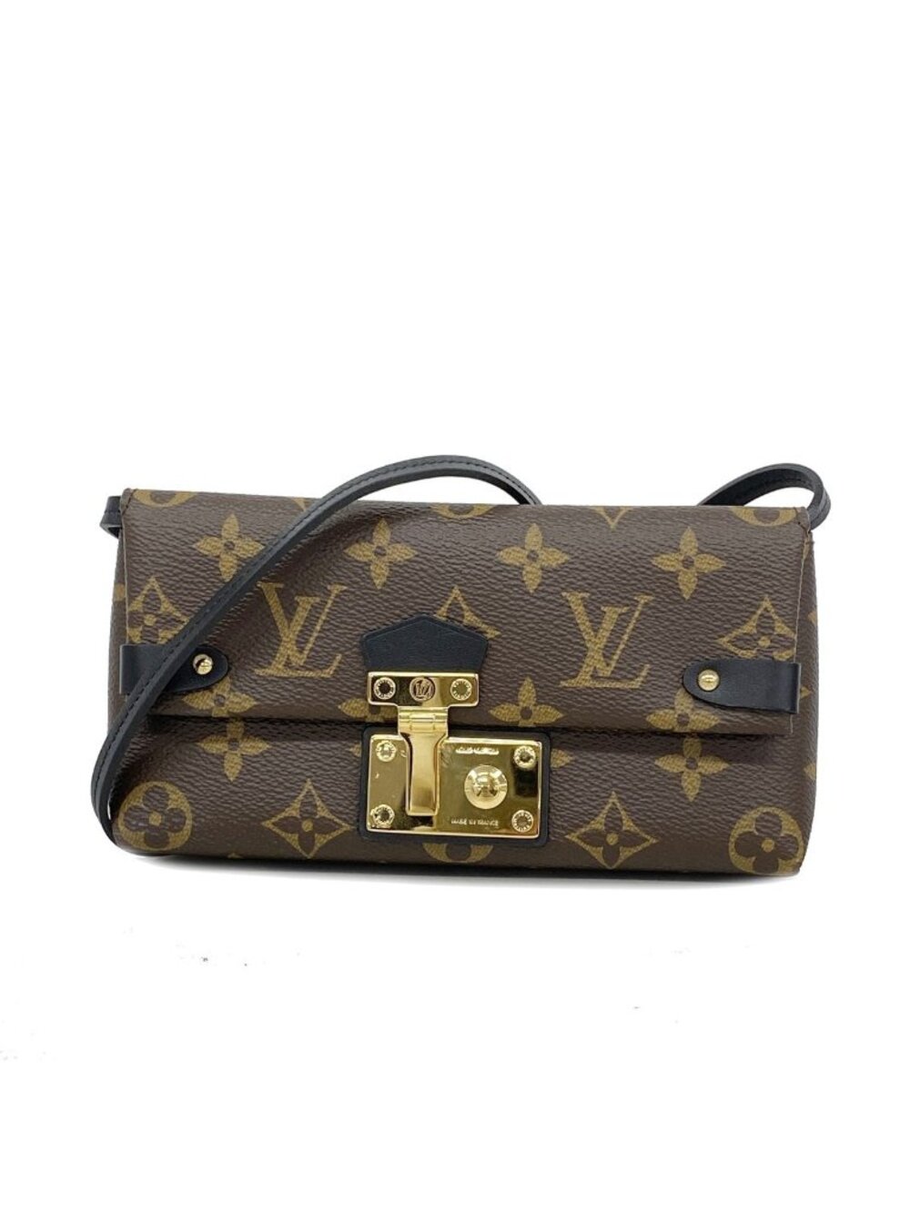 Louis Vuitton Shoulder Bag Monogram Portefeuille Toblerone Brown